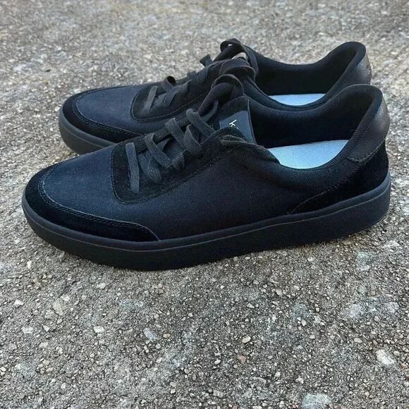 Kizik Prague Men’s Black Canvas Suede Sz 11.5 - Picture 6 of 12